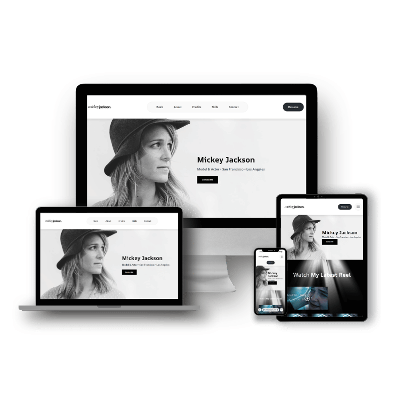 Mickey Jackson Actor Website